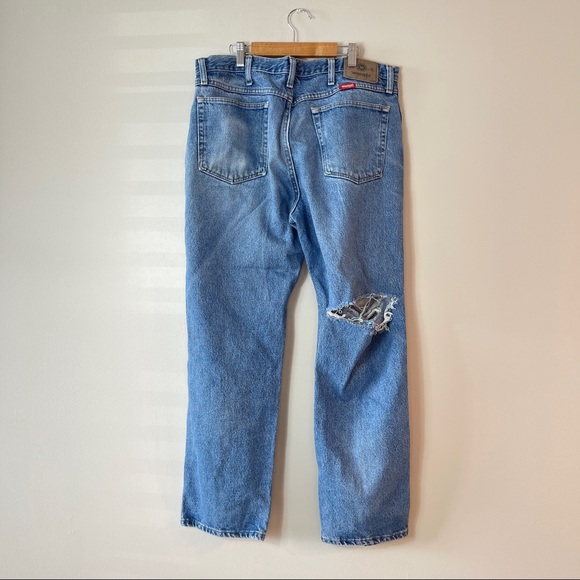 Wrangler Womens Jeans Sz 36x29 High Waist Distressed Denim - Picture 6 of 15